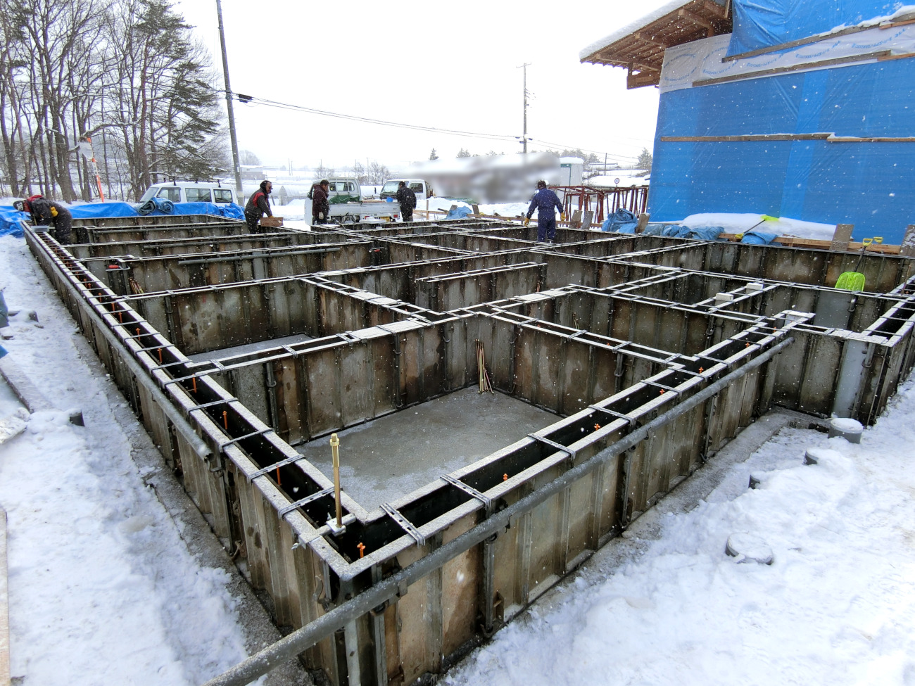 現場の様子 雫石町七ツ森o様邸 5 アイワイホーム